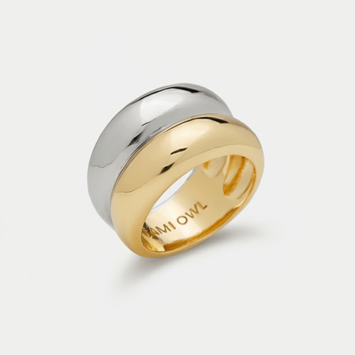 JTTP Jewelry The Mixed Metal Dome Ring available in Joshua Tree at JT Trading Post