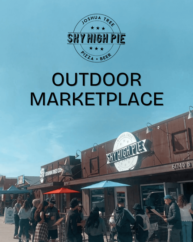 JTTP Marketplace Sky High April Market | Courtyard available in Joshua Tree at JT Trading Post