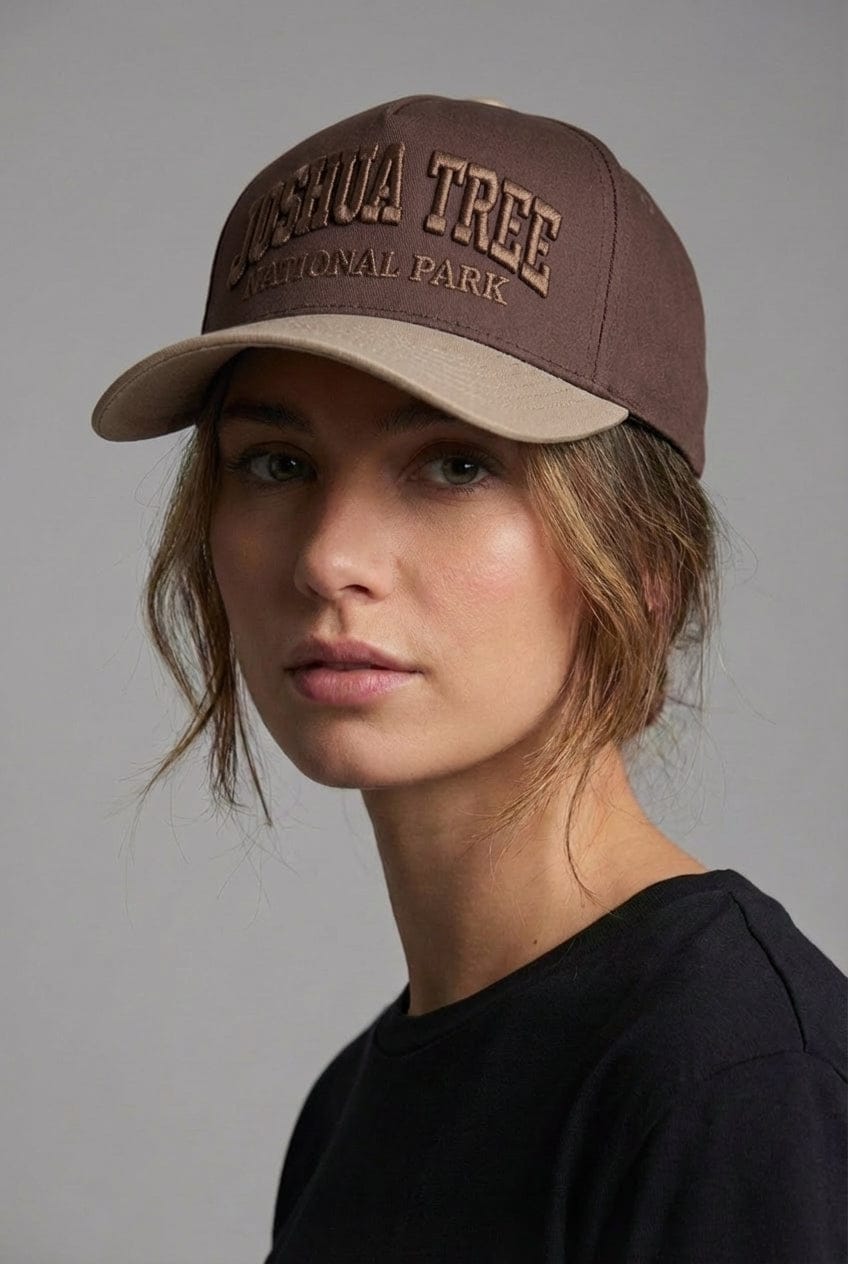 JTTP Originals Joshua Tree Embroidered Hat - Brown available in Joshua Tree at JT Trading Post
