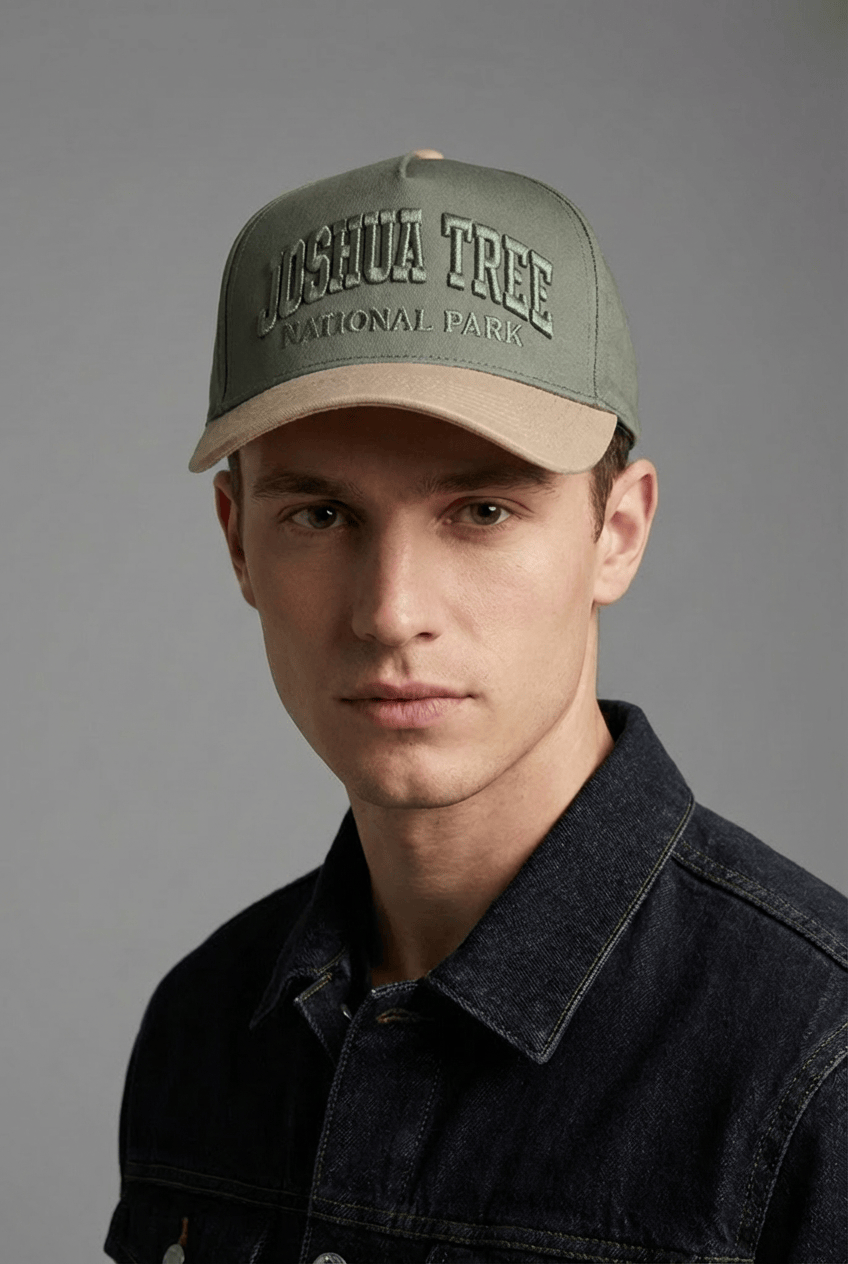 JTTP Originals Joshua Tree Embroidered Hat - Olive available in Joshua Tree at JT Trading Post
