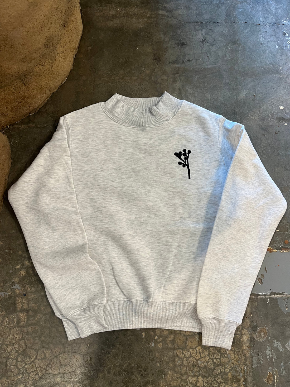 JTTP Originals Joshua Tree Heather Gray Sweatshirt available in Joshua Tree at JT Trading Post