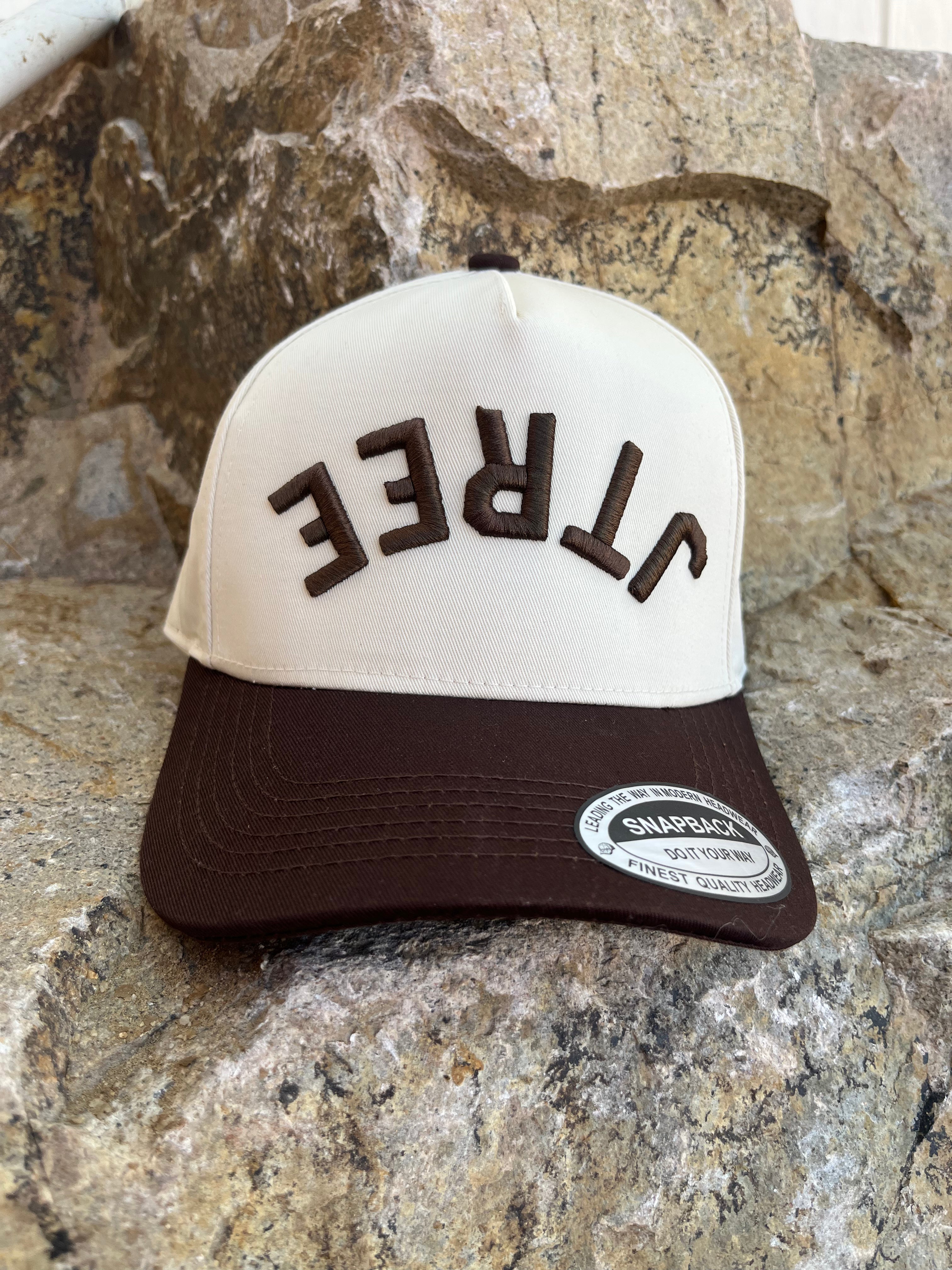 JTTP Originals Joshua Tree (Upside down) Two-Tone Hat | Brown available in Joshua Tree at JT Trading Post