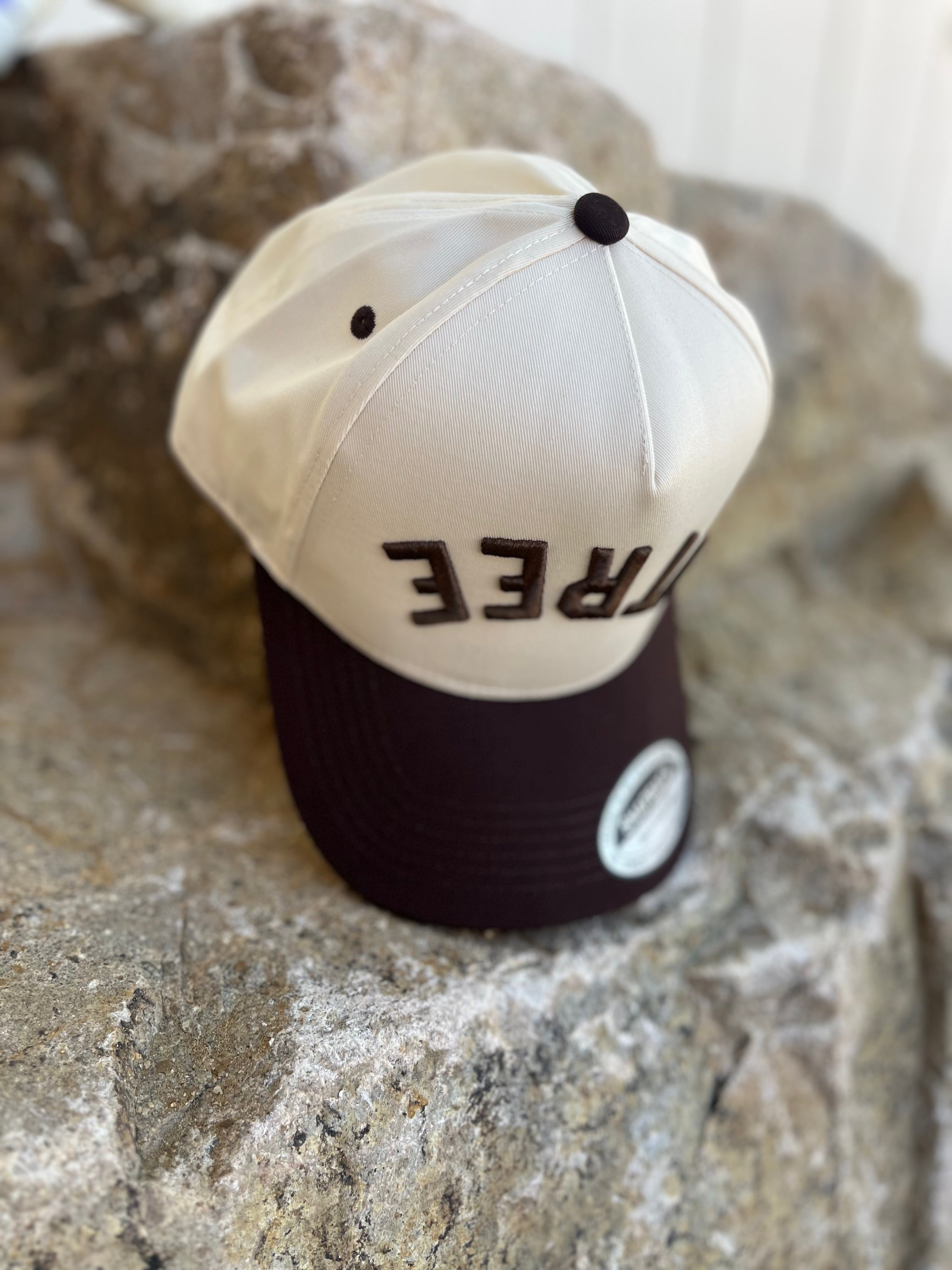 JTTP Originals Joshua Tree (Upside down) Two-Tone Hat | Brown available in Joshua Tree at JT Trading Post