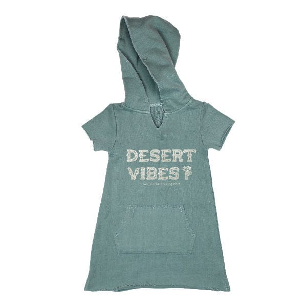 JTTP Originals Kids Organic French Terry Hoodie Dress available in Joshua Tree at JT Trading Post