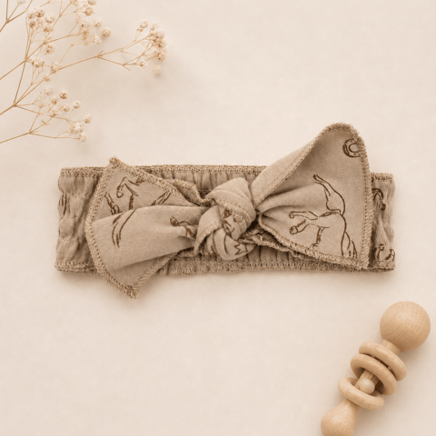 JTTP Products Mini Buckaroo | Organic Tie Headband available in Joshua Tree at JT Trading Post