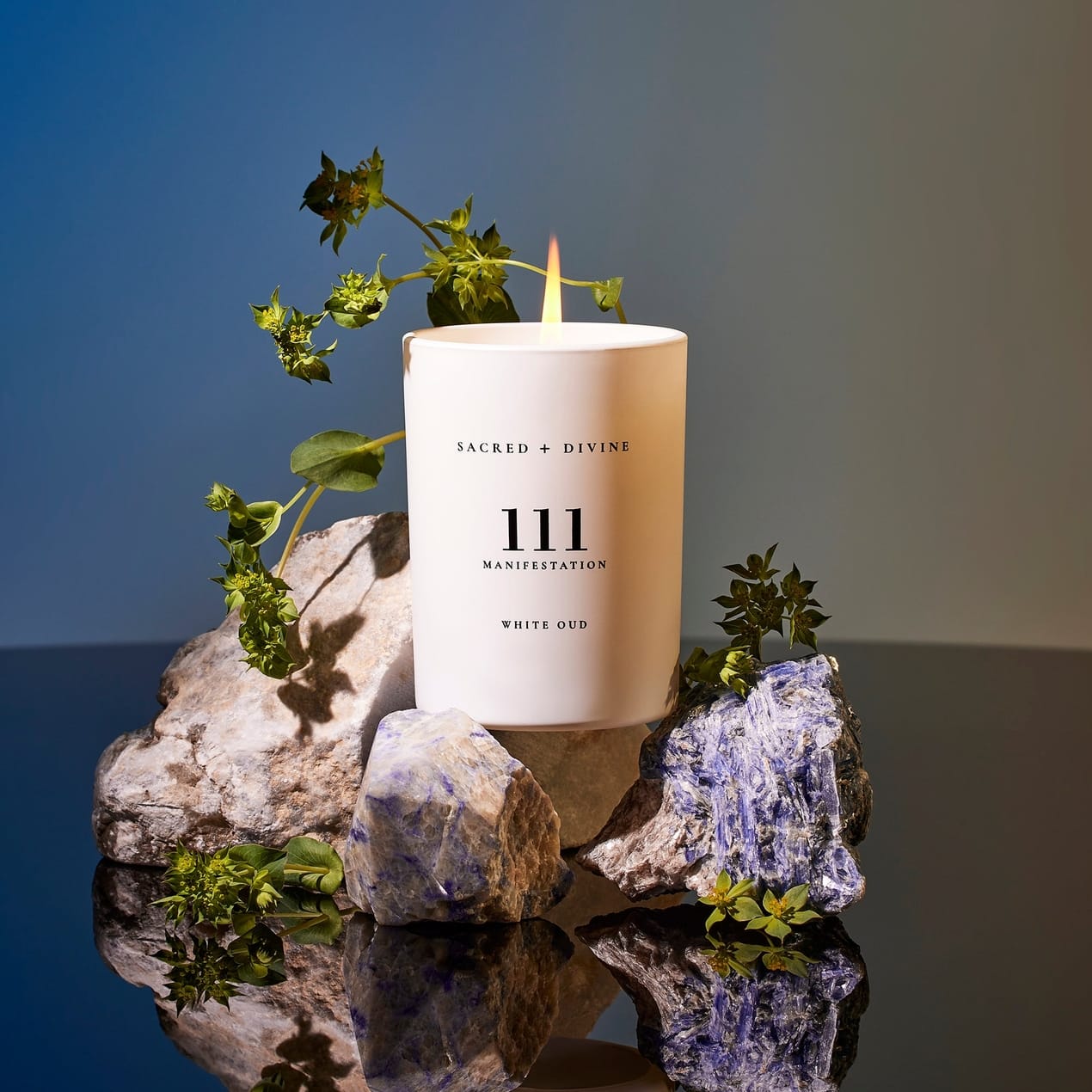 JTTP Products 111 Candle | Manifestation | White Oud available in Joshua Tree at JT Trading Post
