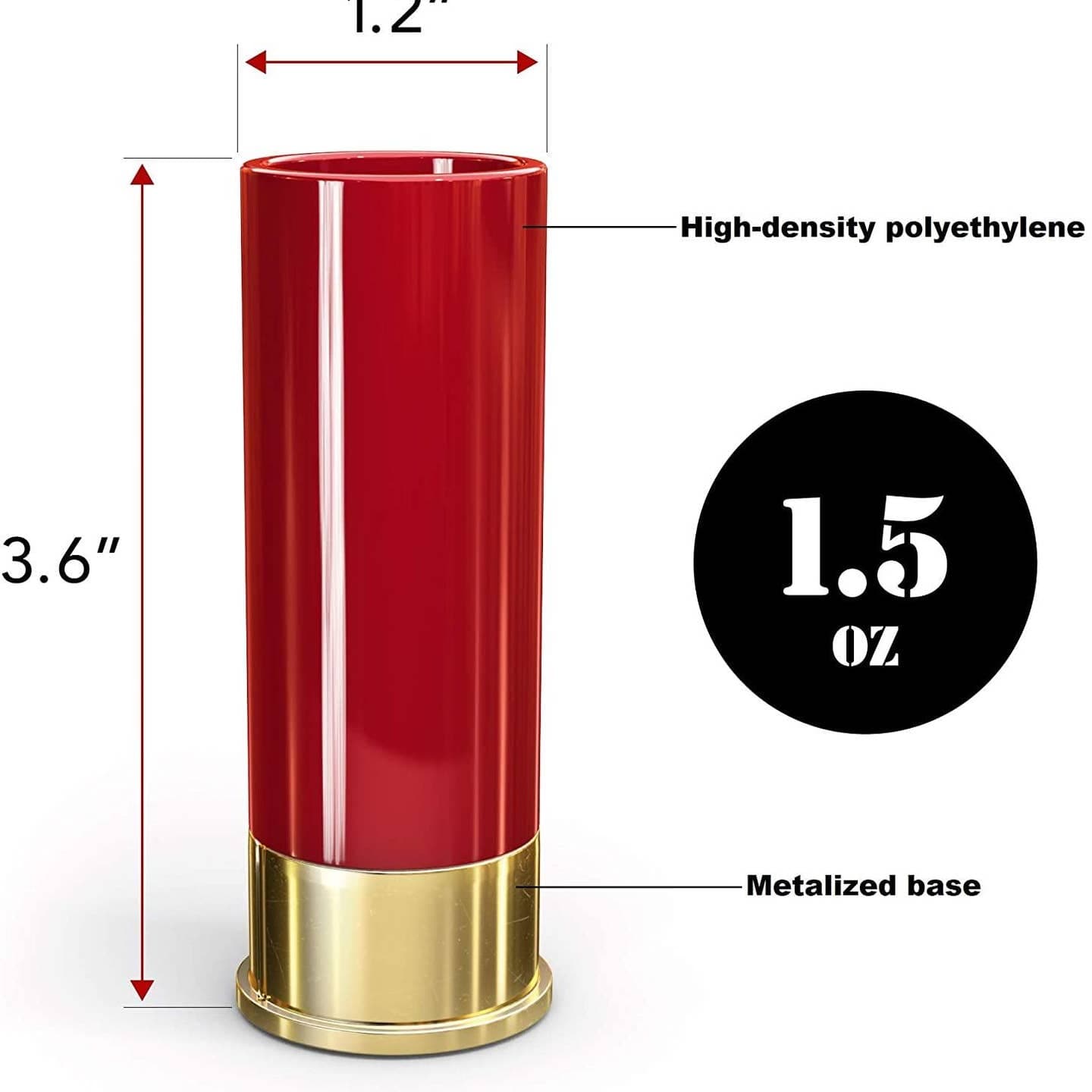 JTTP Products 12 Gauge Shot Glasses available in Joshua Tree at JT Trading Post