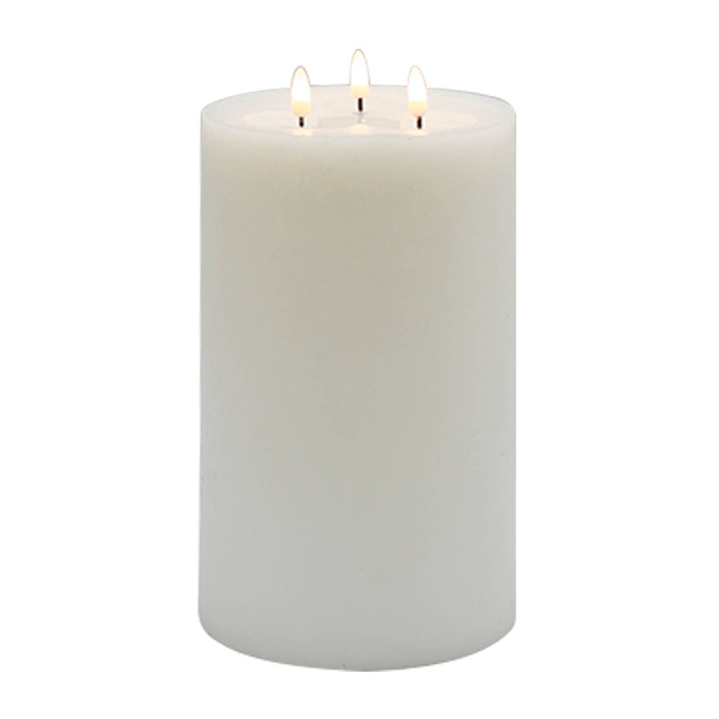 JTTP Products 3 Wick Large Flameless Candle | White available in Joshua Tree at JT Trading Post