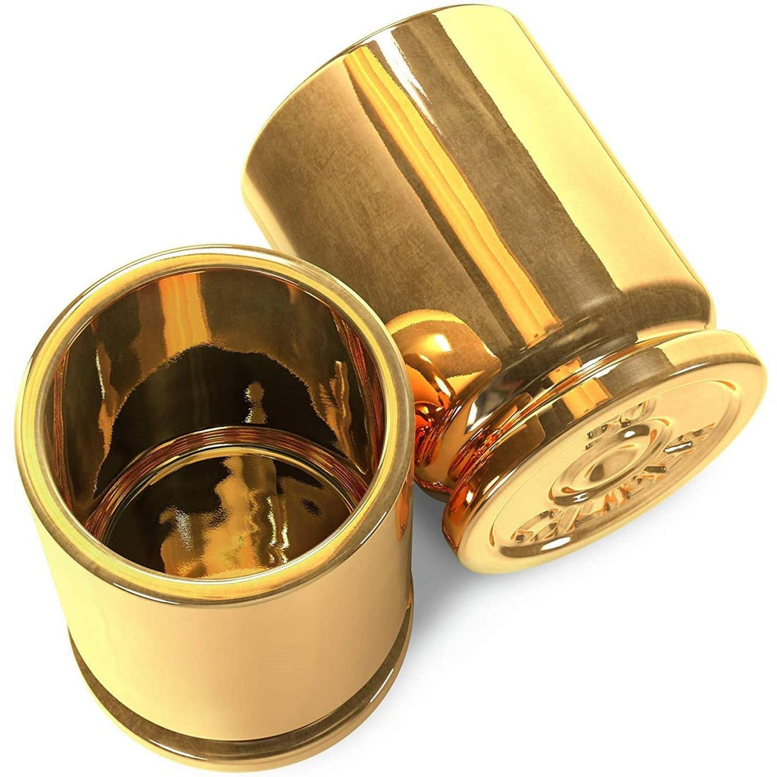 JTTP Products 50 Caliber Brass Ceramic Shot Glass available in Joshua Tree at JT Trading Post