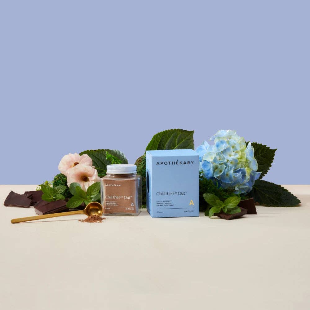 JTTP Products Apothékary | Chill the F* Out™ - Adaptogen & Stress Herbal Supplement available in Joshua Tree at JT Trading Post