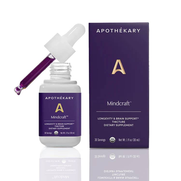 JTTP Products Apothékary | Mindcraft™ - Focus, Brain & Longevity Herbal Drops available in Joshua Tree at JT Trading Post