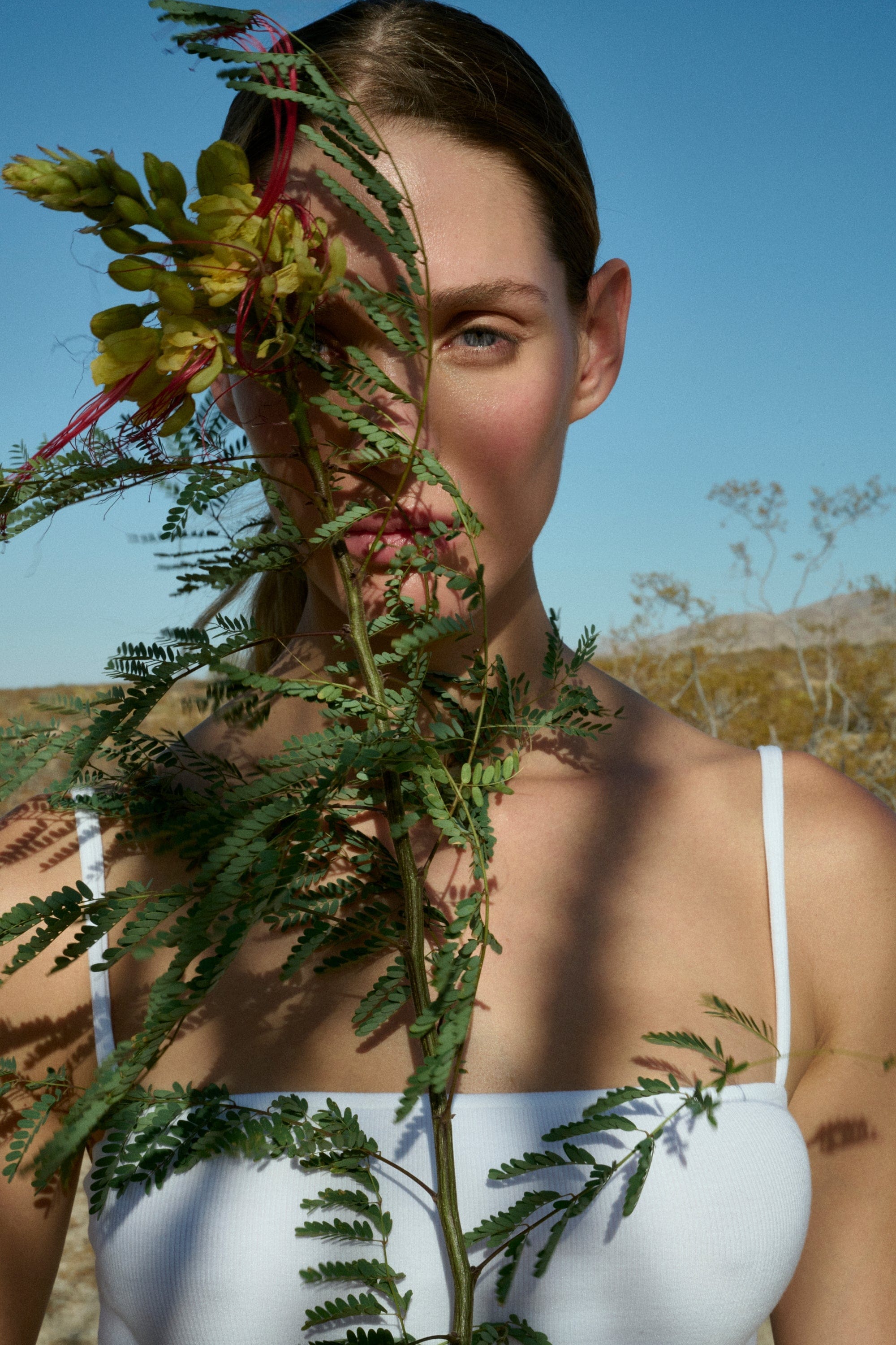JTTP Products Bareloom | Dusk Tank White available in Joshua Tree at JT Trading Post