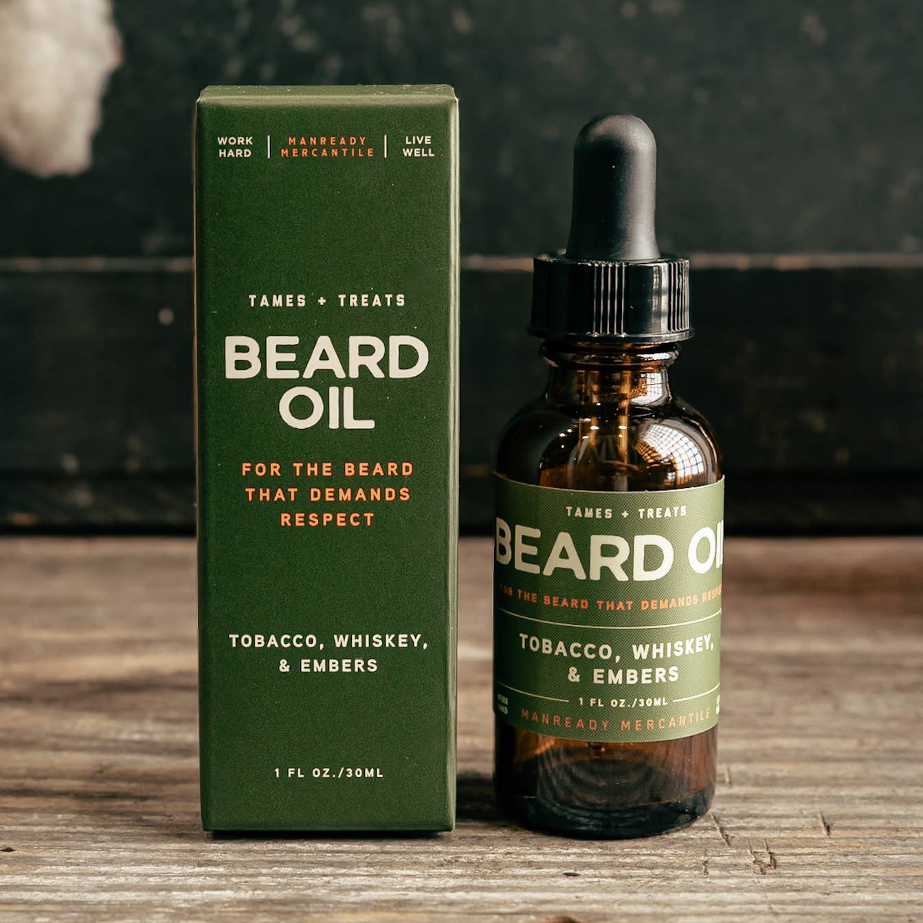 JTTP Products Beard Oil | the Americana Series | Green Label available in Joshua Tree at JT Trading Post