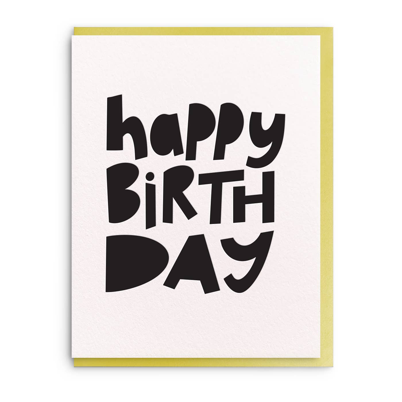 JTTP Products Birthday Chonky, Letterpress Birthday Greeting Card available in Joshua Tree at JT Trading Post
