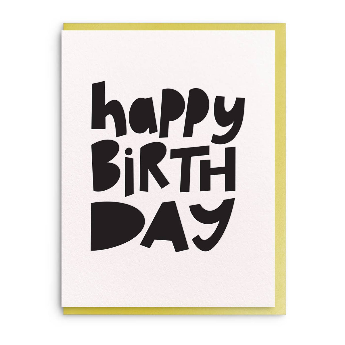 JTTP Products Birthday Chonky, Letterpress Birthday Greeting Card available in Joshua Tree at JT Trading Post
