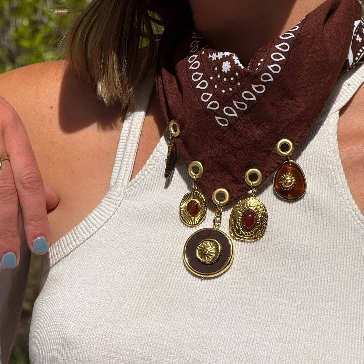 JTTP Products Charm Bandanas available in Joshua Tree at JT Trading Post