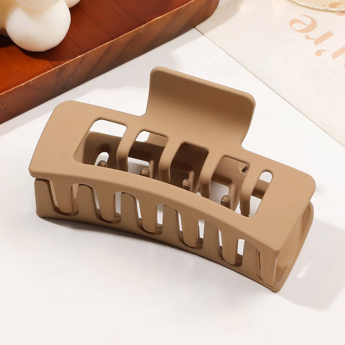 JTTP Products Matte Square Hair Claw Clip available in Joshua Tree at JT Trading Post