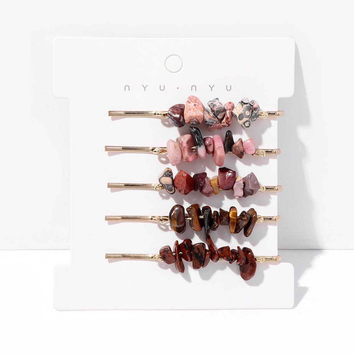 JTTP Products Natural Stone Hair Clip Set available in Joshua Tree at JT Trading Post