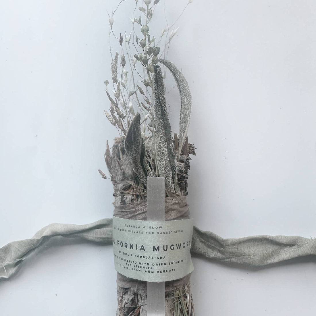 JTTP Products California Mugwort + Selenite Smoke Cleansing Bundle available in Joshua Tree at JT Trading Post