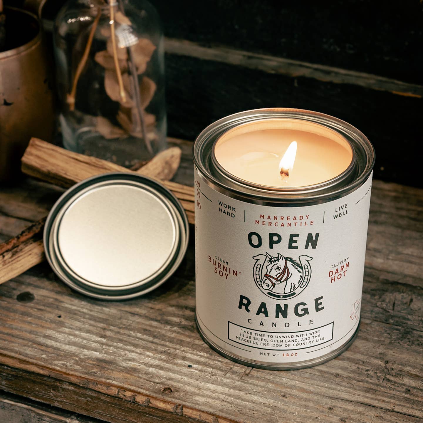 JTTP Products Candle | the Americana Series | Open Range available in Joshua Tree at JT Trading Post