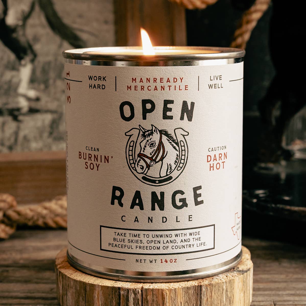 JTTP Products Candle | the Americana Series | Open Range available in Joshua Tree at JT Trading Post