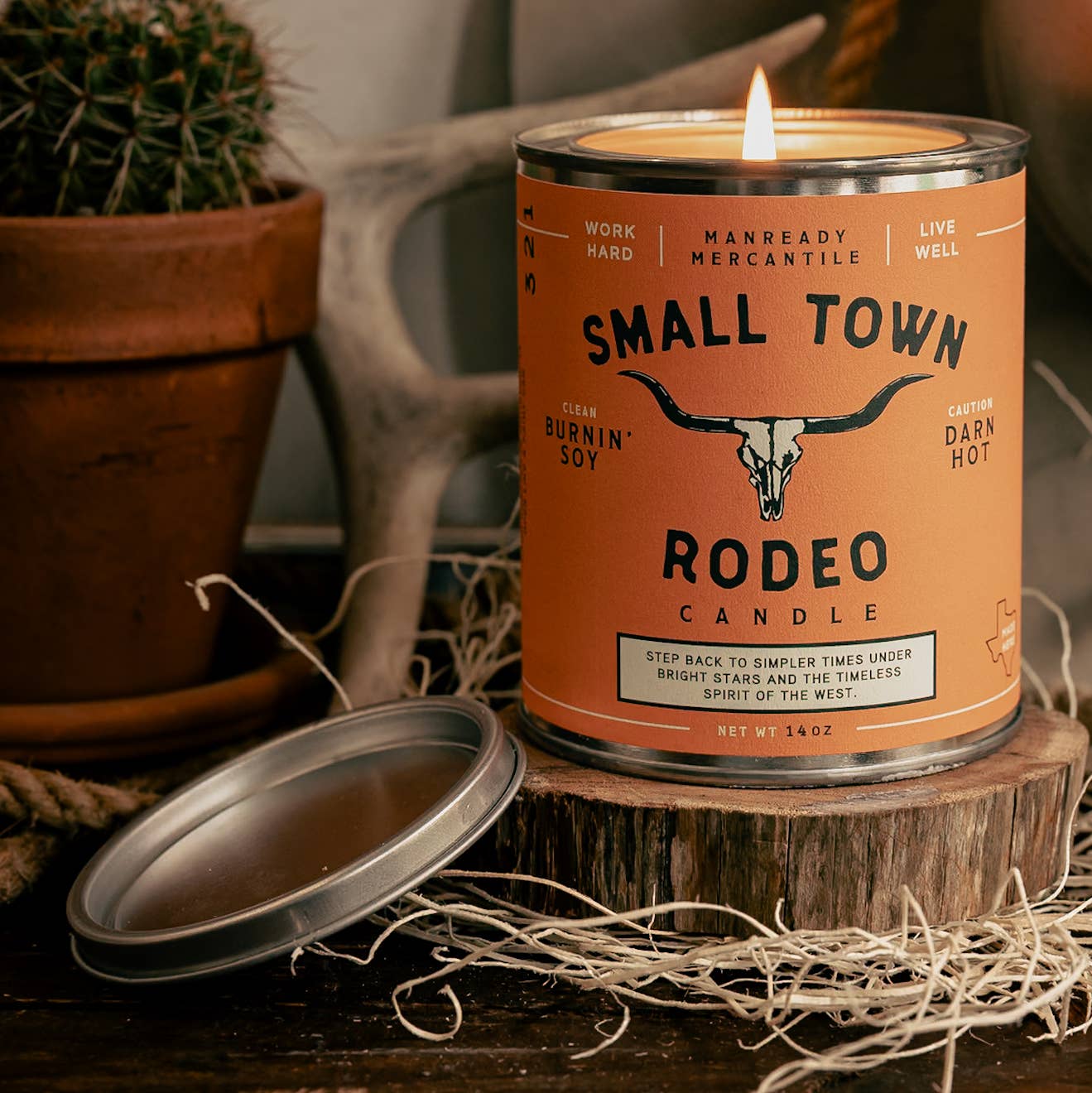JTTP Products Candle | the Americana Series | Small Town Rodeo available in Joshua Tree at JT Trading Post