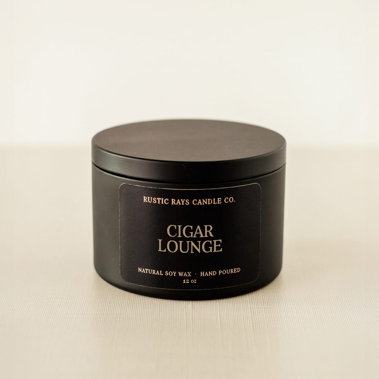 JTTP Products Cigar Lounge | 12 oz Soy Candle available in Joshua Tree at JT Trading Post
