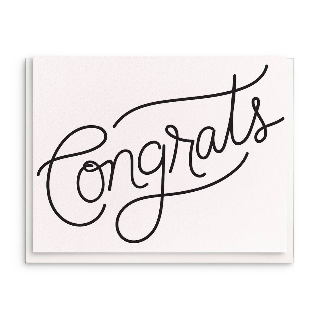 JTTP Products Congrats Greeting - Letterpress Congratulations Card available in Joshua Tree at JT Trading Post