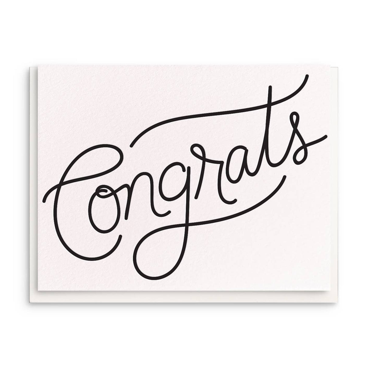 JTTP Products Congrats Greeting - Letterpress Congratulations Card available in Joshua Tree at JT Trading Post