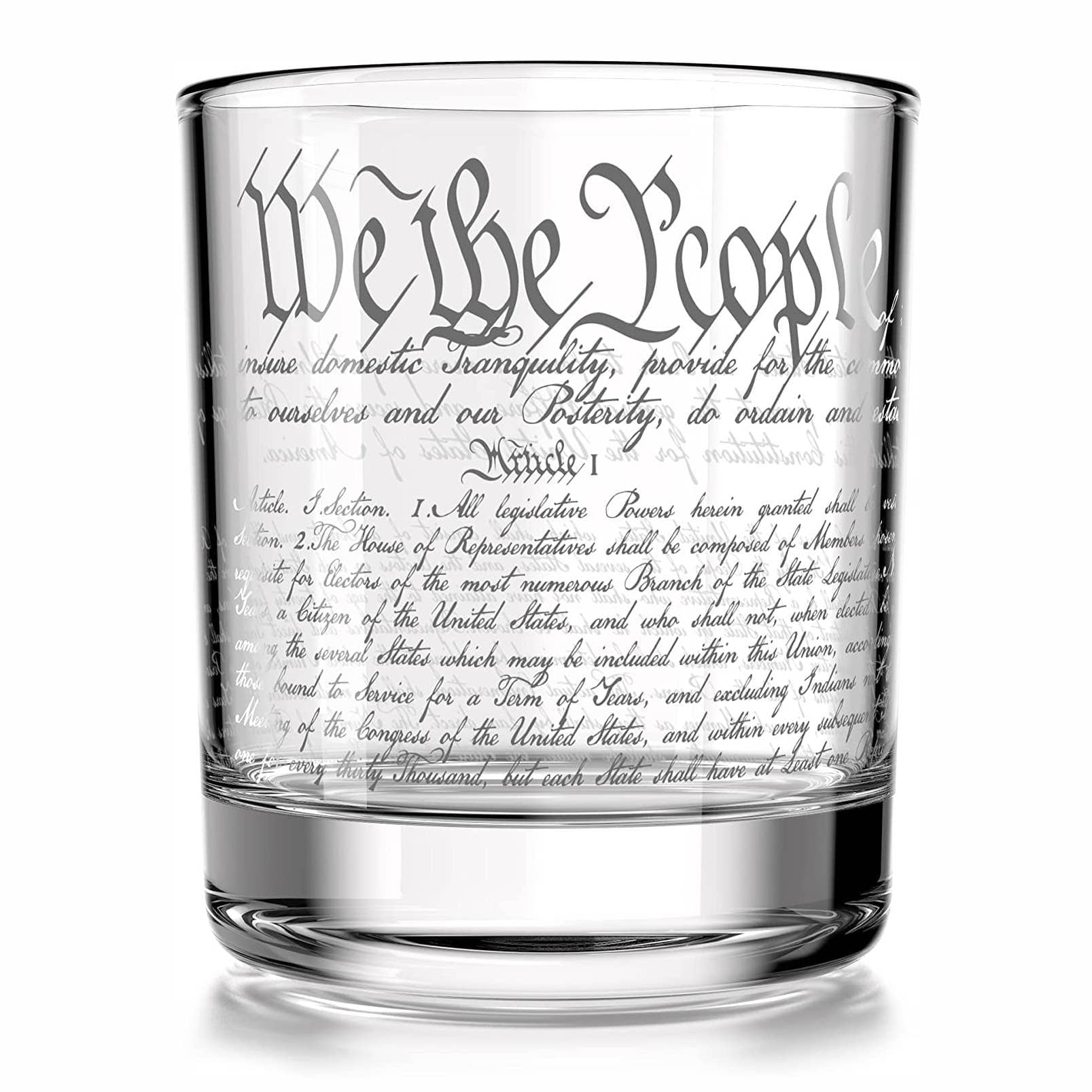 JTTP Products Constitution of the United States Whiskey Glass available in Joshua Tree at JT Trading Post