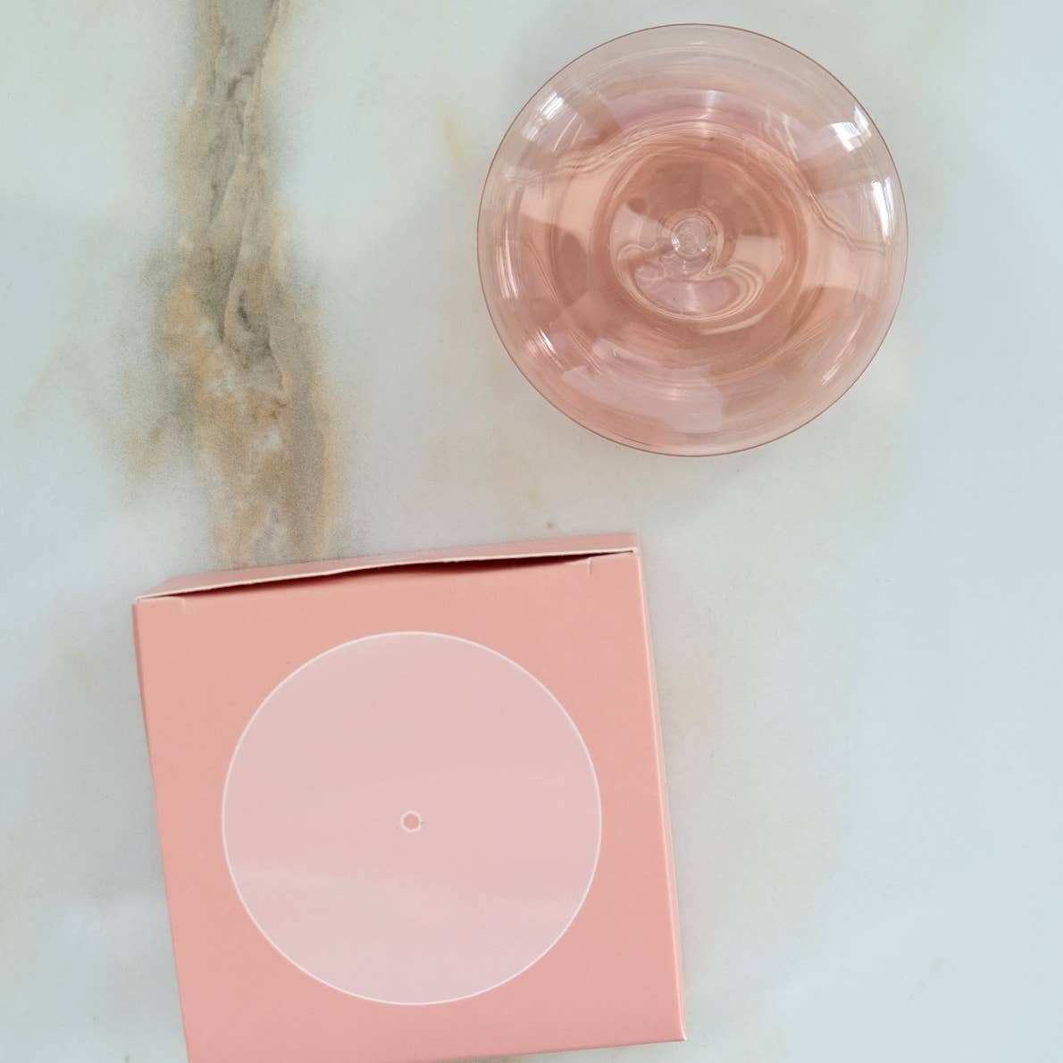 JTTP Products Coral Pink Glass Bubble Incense Holder available in Joshua Tree at JT Trading Post