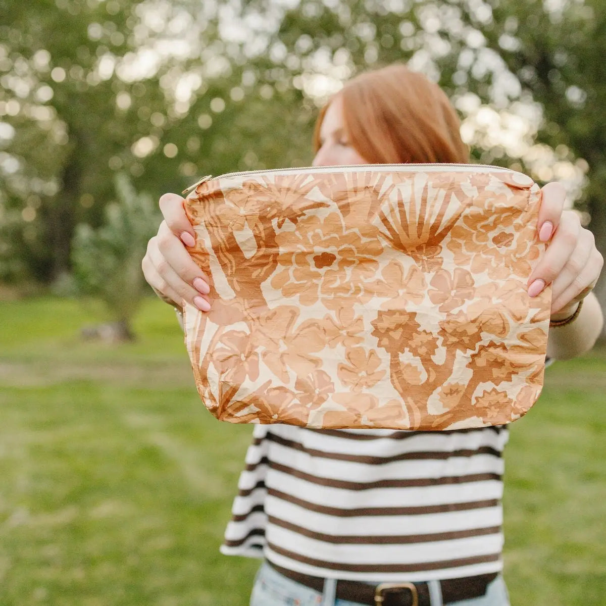 JTTP Products Desert Floral Packable Pouch available in Joshua Tree at JT Trading Post