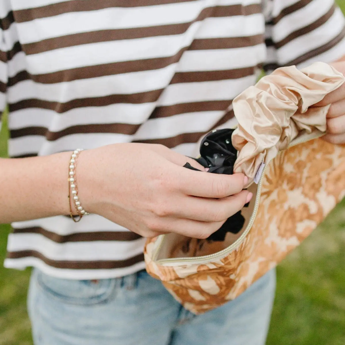 JTTP Products Desert Floral Packable Pouch available in Joshua Tree at JT Trading Post