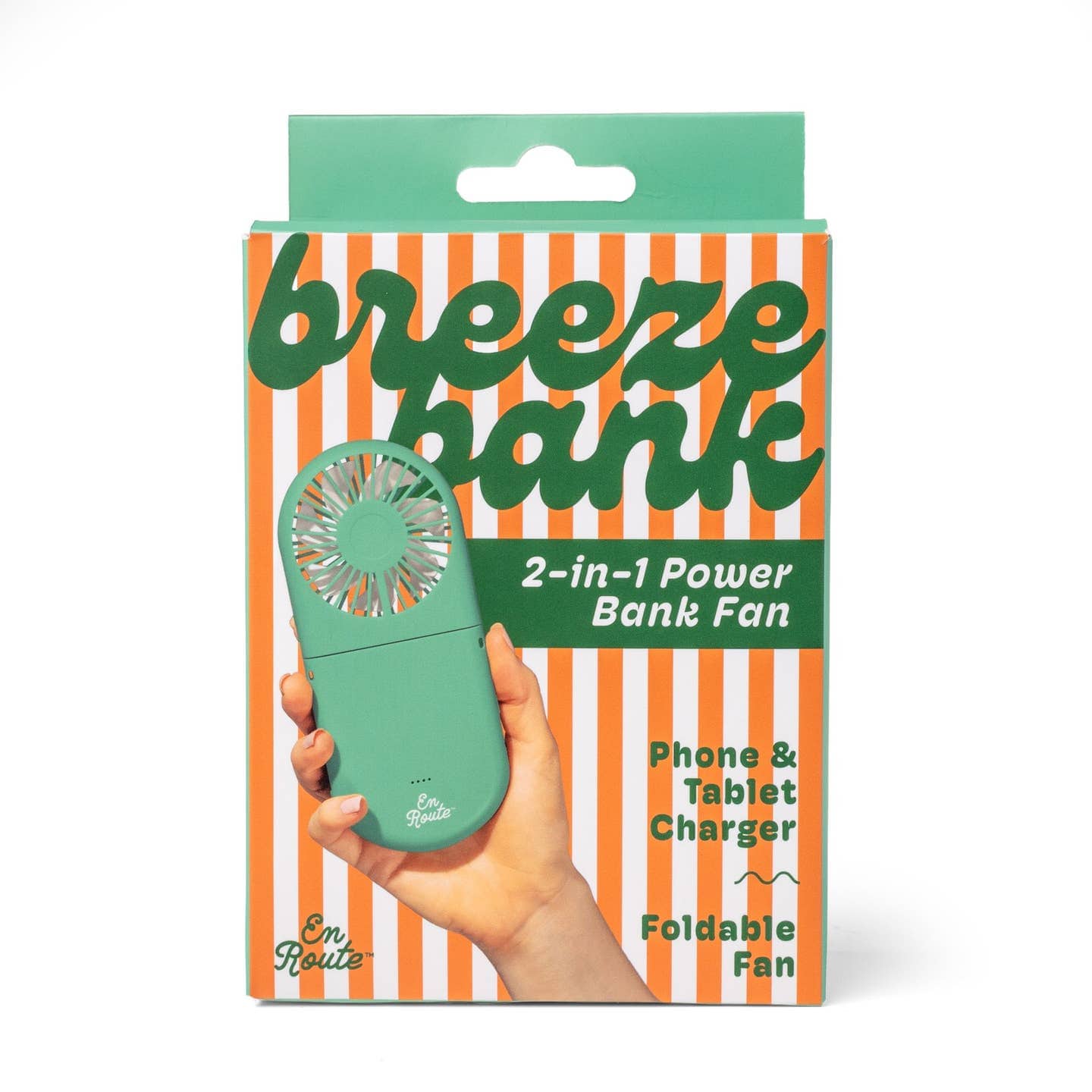 JTTP Products En Route Breeze Bank 2-in-1 Powerbank Fan available in Joshua Tree at JT Trading Post