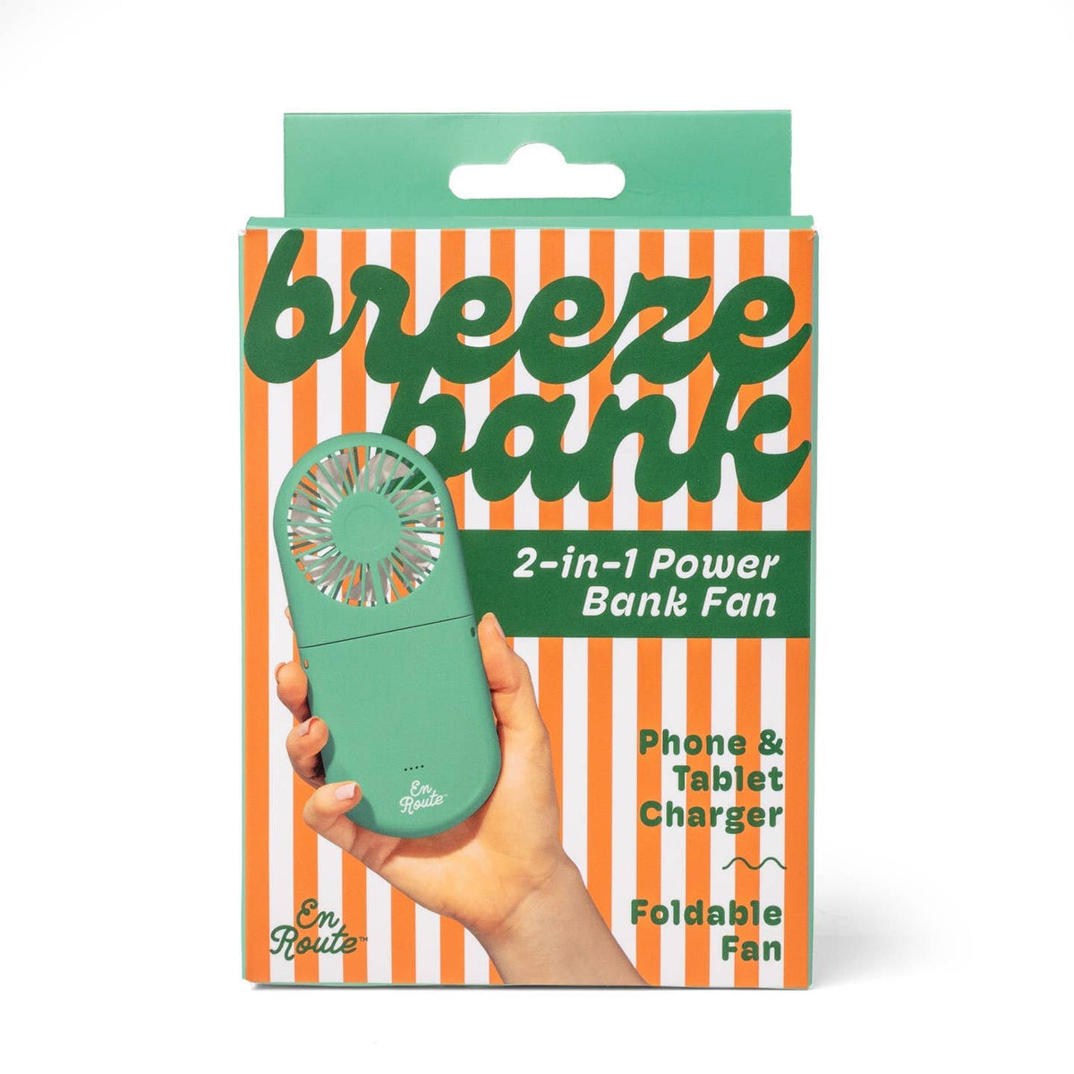 JTTP Products En Route Breeze Bank 2-in-1 Powerbank Fan available in Joshua Tree at JT Trading Post