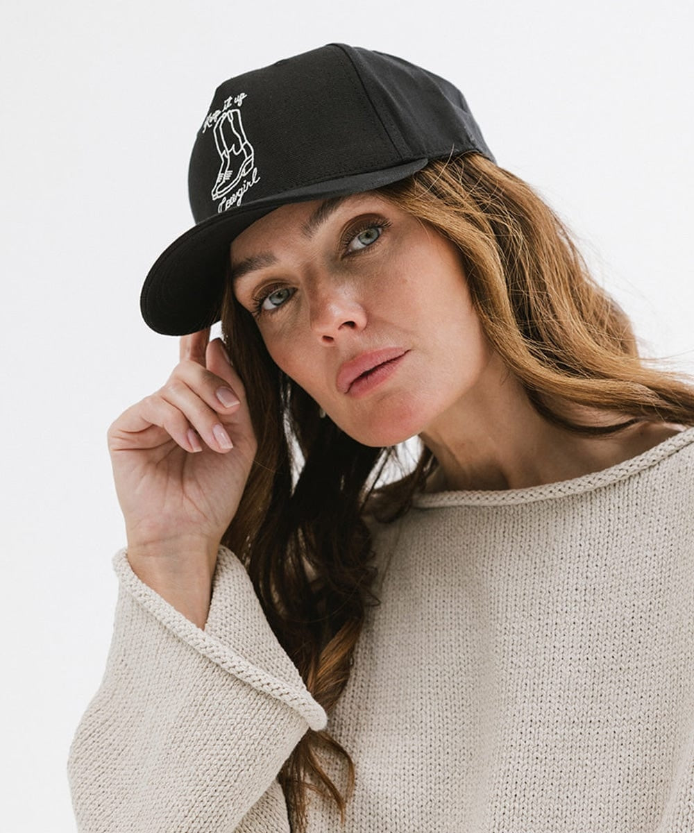 JTTP Products GIGI PIP - Keep It Up Cowgirl Trucker Hat | Black available in Joshua Tree at JT Trading Post