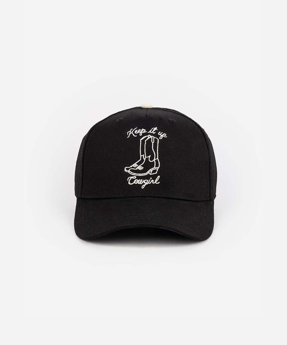 JTTP Products GIGI PIP - Keep It Up Cowgirl Trucker Hat | Black available in Joshua Tree at JT Trading Post