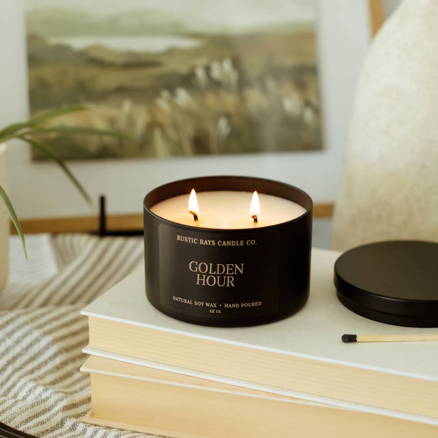 JTTP Products Golden Hour | 12 oz Soy Candle available in Joshua Tree at JT Trading Post
