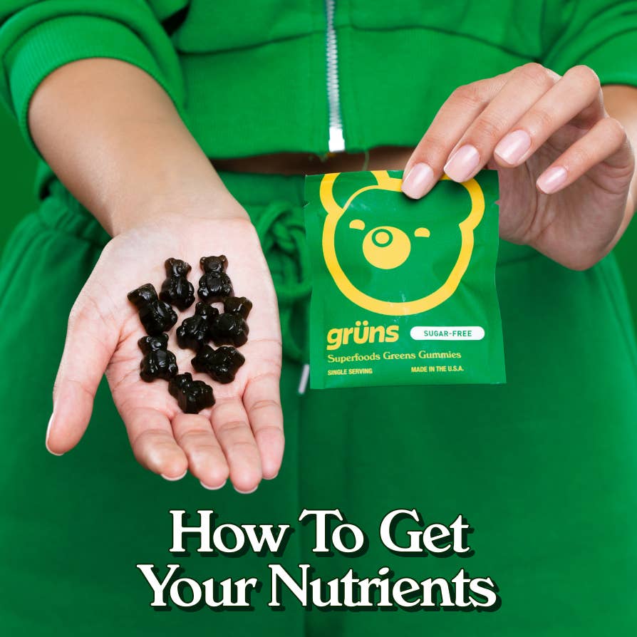 JTTP Products Grüns Adult Sugar Free Superfood Greens Gummies, 14 Servings available in Joshua Tree at JT Trading Post