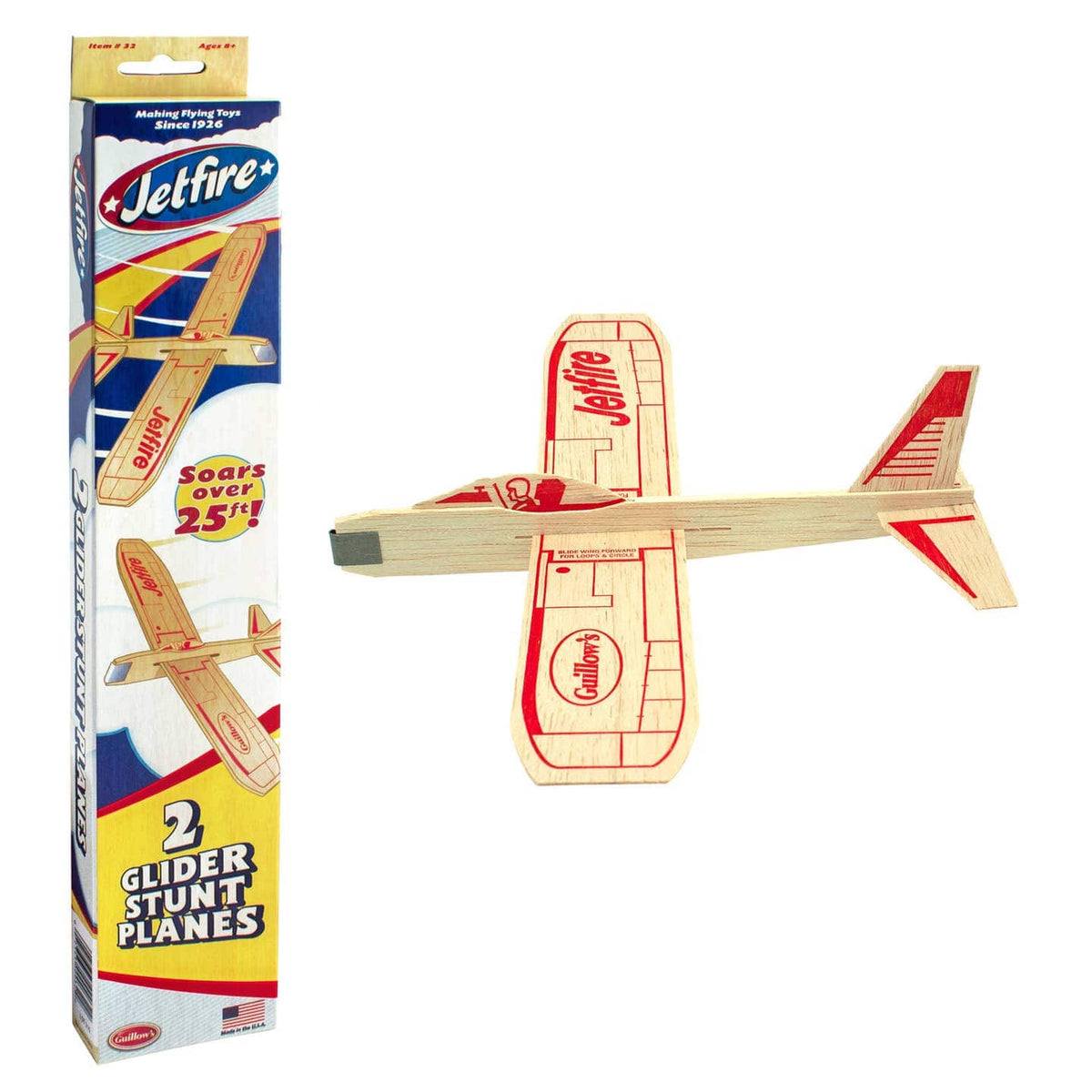 JTTP Products Guillow's Jetfire Glider Twin Pack available in Joshua Tree at JT Trading Post
