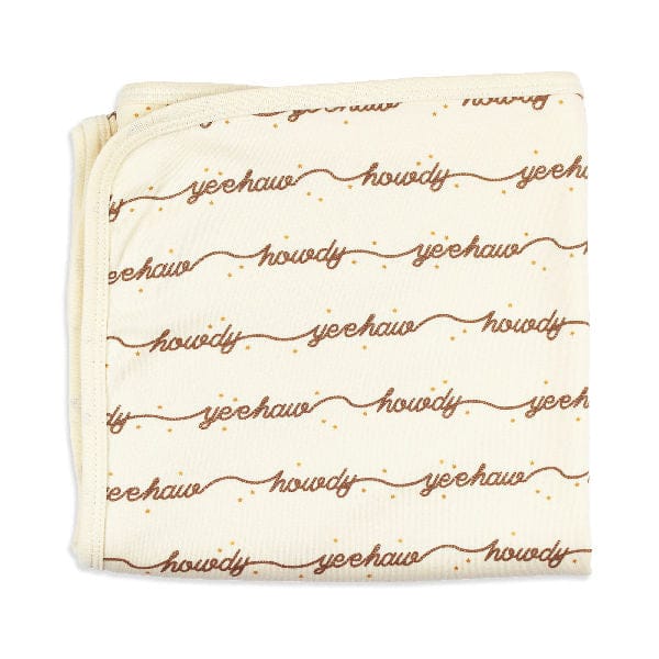 JTTP Products Howdy Organic Blanket available in Joshua Tree at JT Trading Post