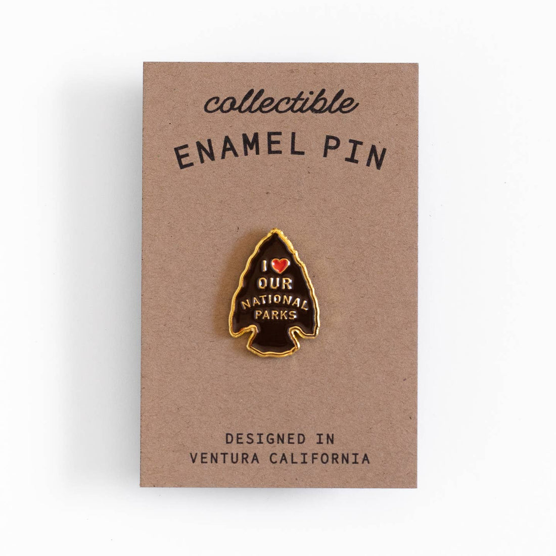 JTTP Products I Love Our National Parks Enamel Pin available in Joshua Tree at JT Trading Post