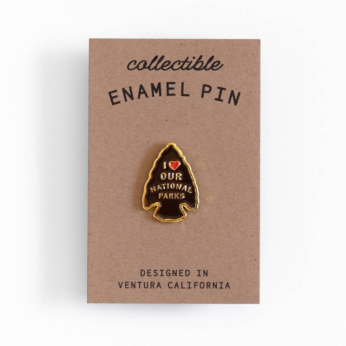 JTTP Products I Love Our National Parks Enamel Pin available in Joshua Tree at JT Trading Post