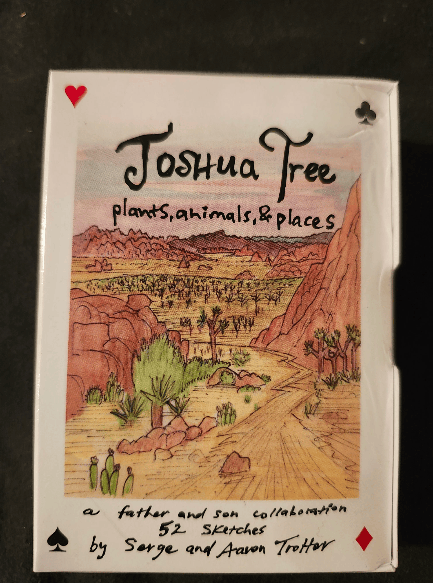 JTTP Products Illustrated Playing Cards: Joshua Tree available in Joshua Tree at JT Trading Post