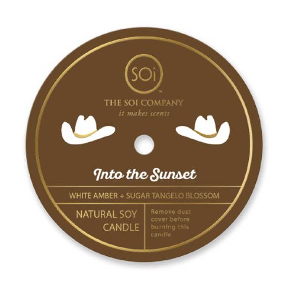 JTTP Products Into the Sunset | Cowboy Hat Icon Candle available in Joshua Tree at JT Trading Post