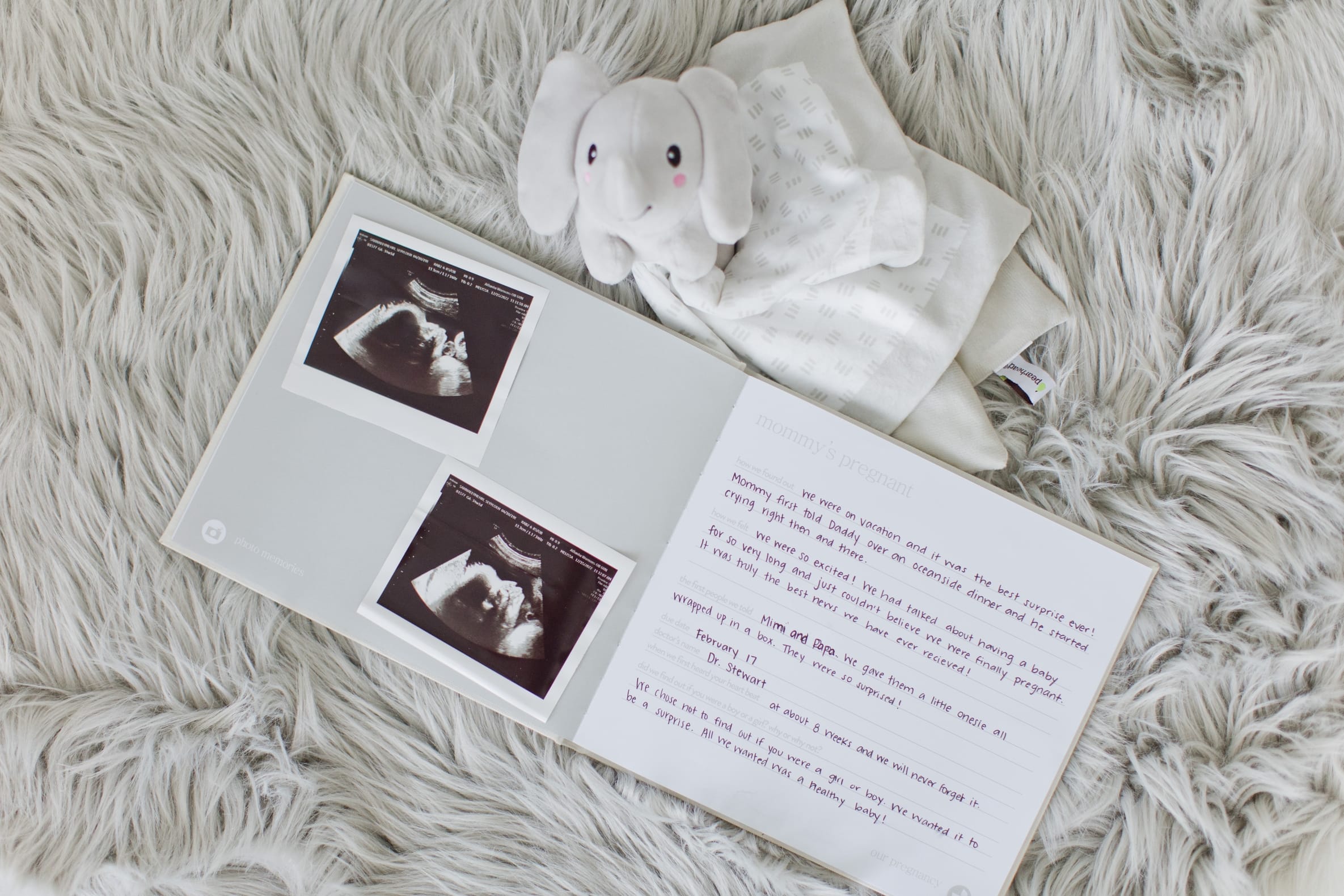 JTTP Products Ivory Linen Baby Memory Book available in Joshua Tree at JT Trading Post