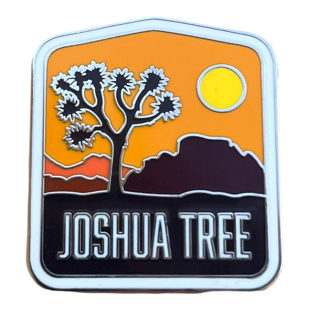 JTTP Products Joshua Tree Enamel Pin available in Joshua Tree at JT Trading Post