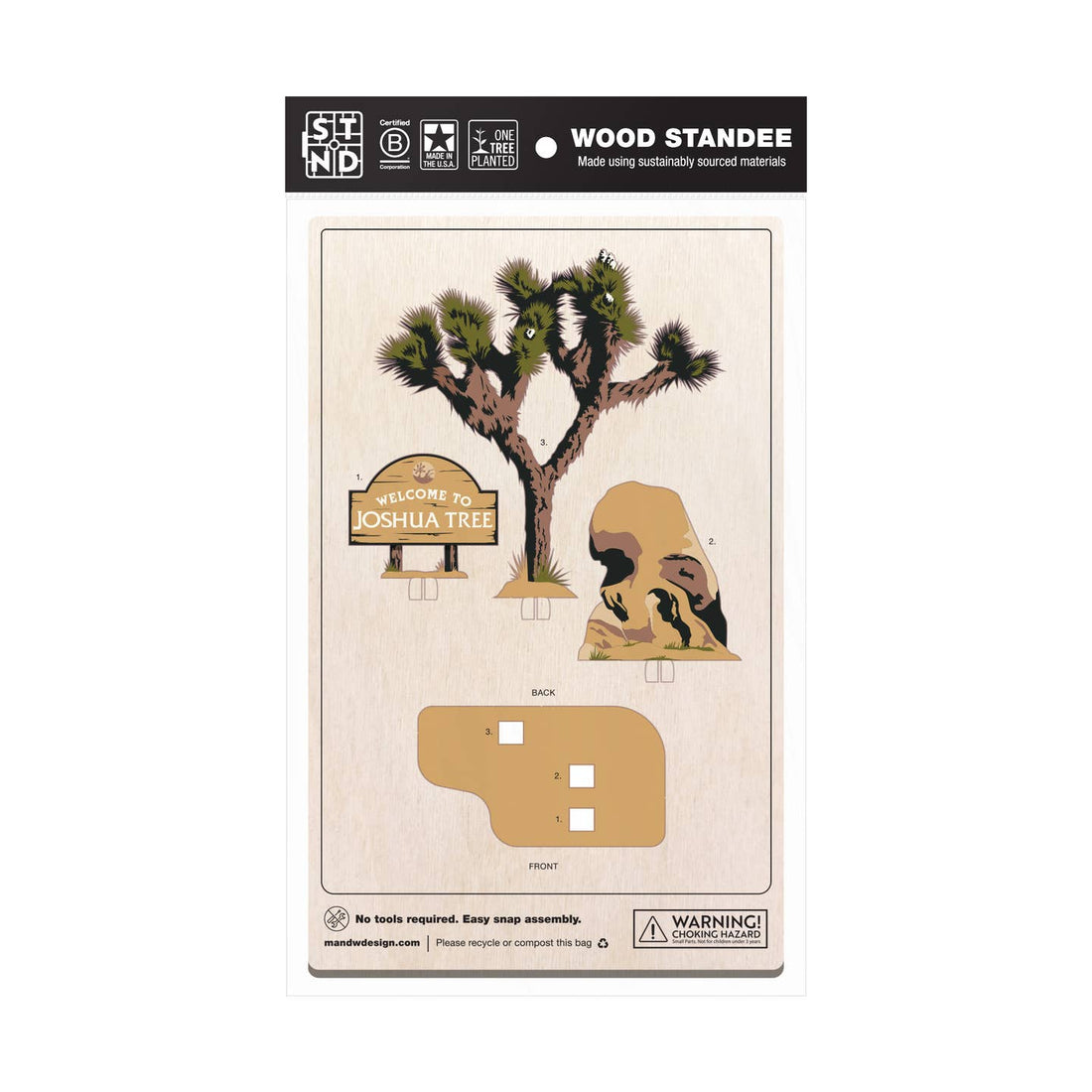 JTTP Products Joshua Tree National Park - 3D Wood Puzzle Diorama available in Joshua Tree at JT Trading Post