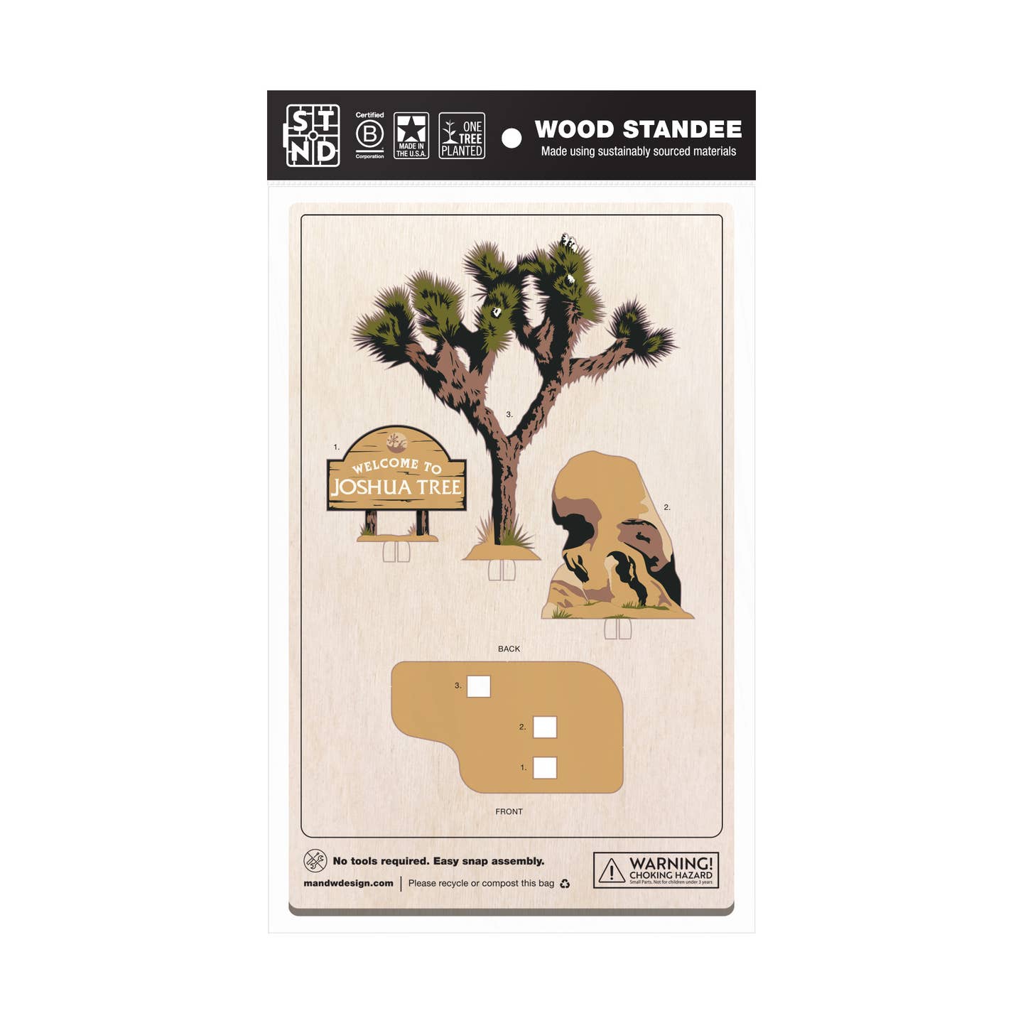 JTTP Products Joshua Tree National Park - 3D Wood Puzzle Diorama available in Joshua Tree at JT Trading Post