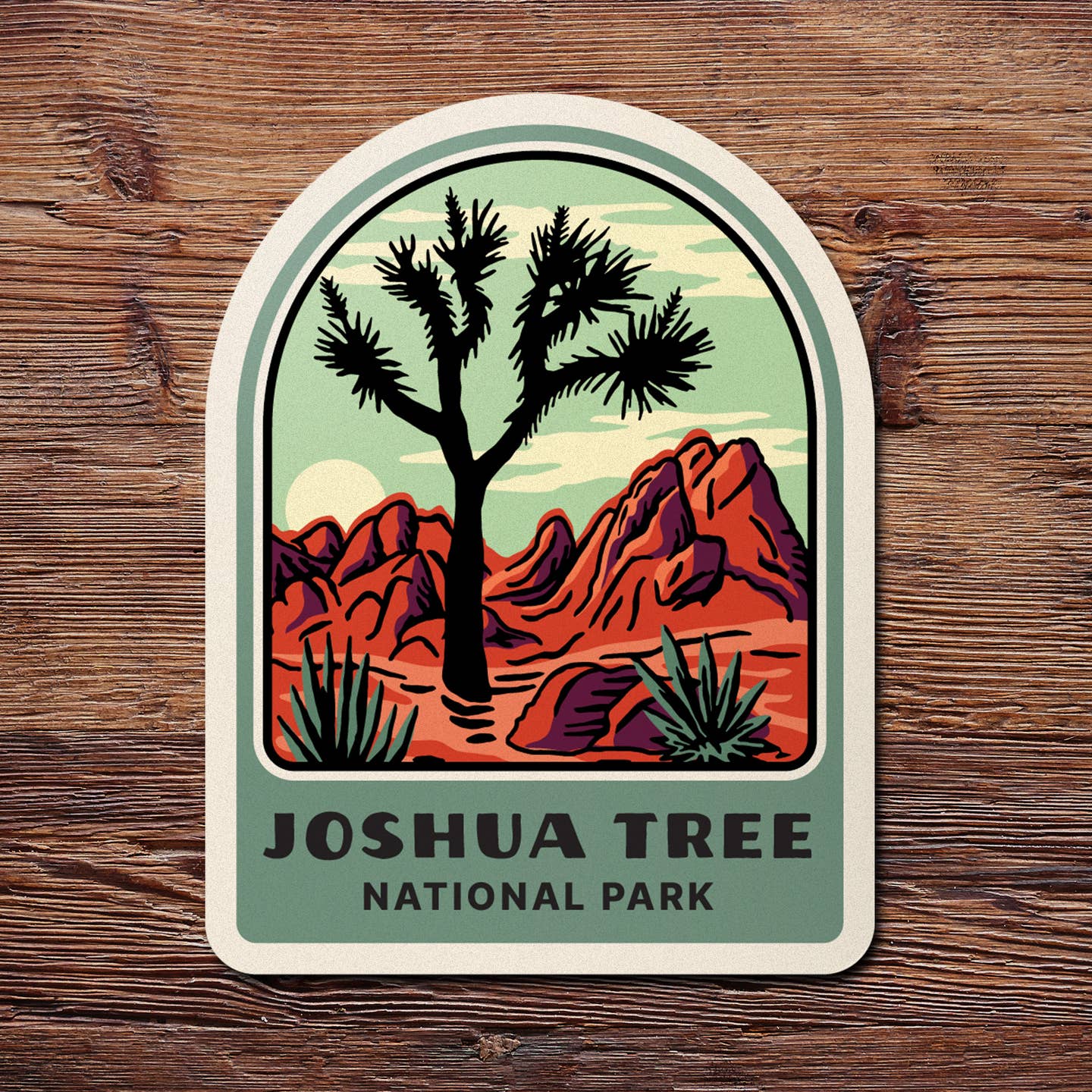 JTTP Products Joshua Tree National Park Sticker available in Joshua Tree at JT Trading Post